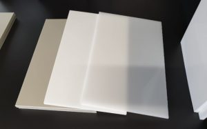 polypropylene pp-b white plates